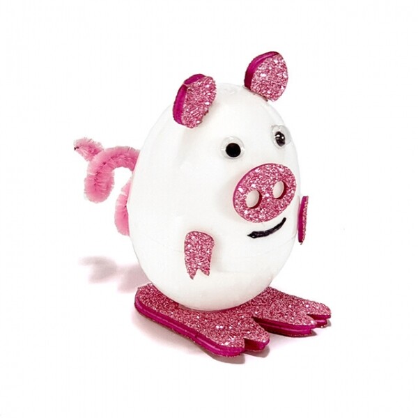키즈킹-창의미술 만들기,동물 LED 만들기/핑크돼지